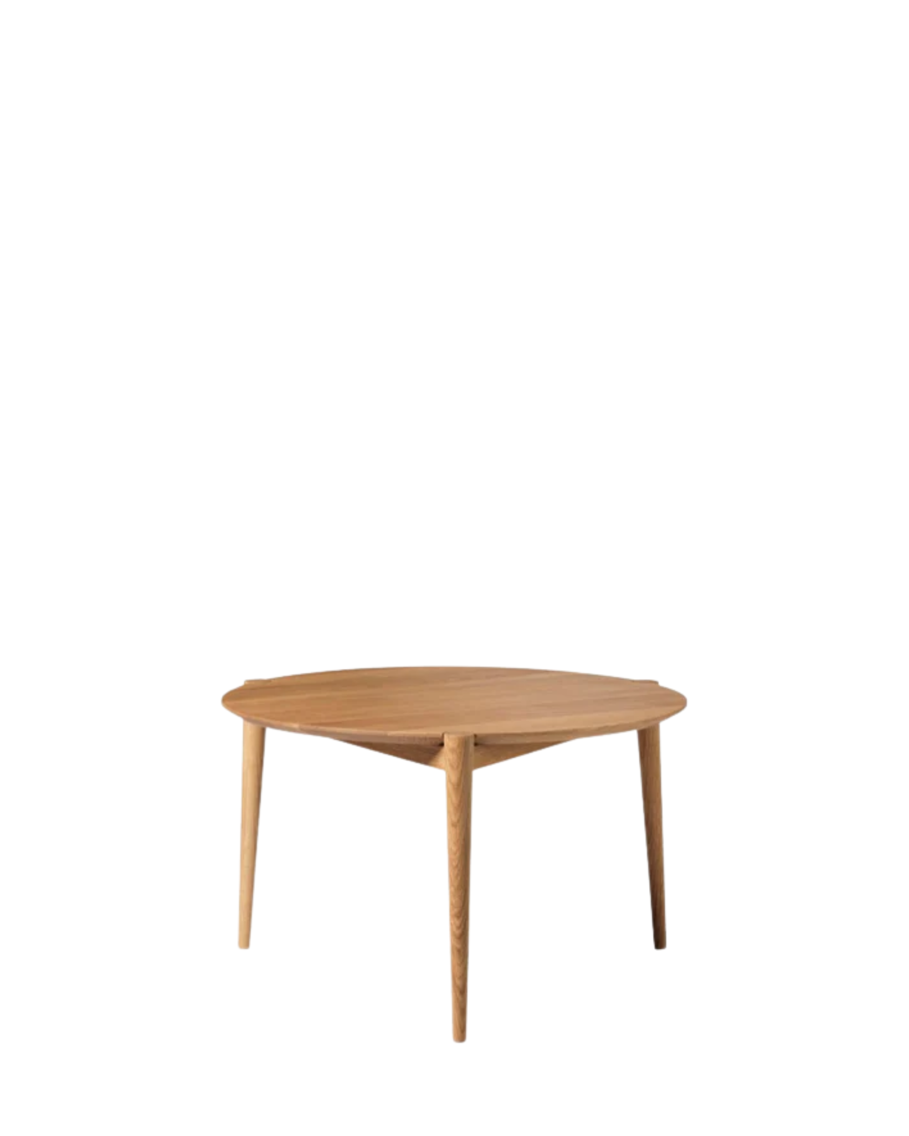 FDB Møbler D102 Søs Coffee Table โต๊ะกลางไม้ oak ทรงกลม ออกแบบโดย Stine Lundgaard Weigelt