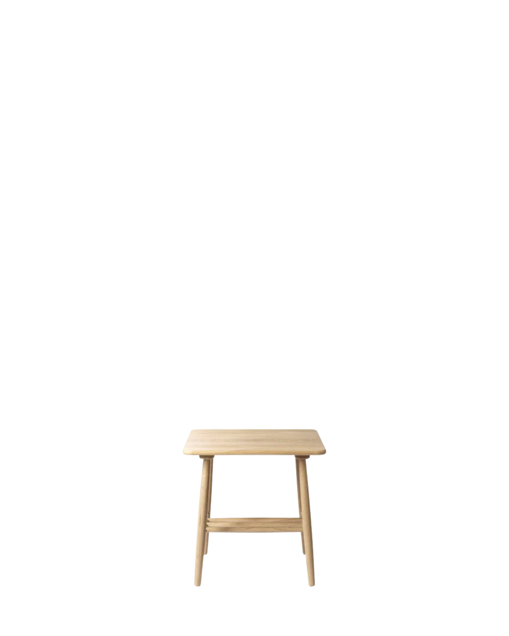 FDB Møbler D20 Corner Table โต๊ะมุมไม้ oak พร้อมชั้นวางด้านล่าง ออกแบบโดย Poul M. Volther