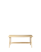 FDB Møbler D20 Coffee Table โต๊ะกลางไม้ oak พร้อมชั้นวางด้านล่าง ออกแบบโดย Poul M. Volther