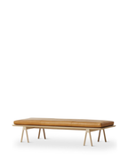 Level Daybed daybed โครงไม้ oak พร้อมเบาะหนัง ออกแบบโดย MSDS Studio