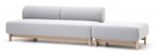 Karimoku New Standard Elephant Sofa 3-Seater Bench โซฟาม้านั่งเบาะบุผ้าฐานไม้เกาลัด ออกแบบโดย Christian Haas