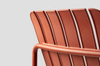 Very Good & Proper Latte Chair เก้าอี้ outdoor โครงเหล็ก ที่นั่ง biocomposite hemp และพลาสติกรีไซเคิล ออกแบบโดย AC/AL