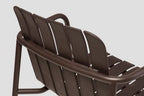 Very Good & Proper Latte Armchair เก้าอี้ outdoor มีที่วางแขน โครงเหล็ก ที่นั่ง biocomposite hemp และพลาสติกรีไซเคิล ออกแบบโดย AC/AL