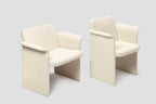 Very Good & Proper Quattro Chair เก้าอี้ upholstered โครง plywood แบบ 4 ชิ้นประกอบ ออกแบบโดย John Tree