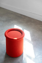 Very Good & Proper Hoop Stool สตูลบุผ้า มีห่วงจับสำหรับเคลื่อนย้าย ออกแบบโดย Athime de Crecy