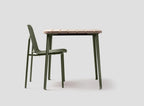 Very Good & Proper Canteen Outdoor Table โต๊ะไม้ Accoya สำหรับภายนอก โครงขา aluminium ออกแบบโดย Ed Carpenter และ André Klauser