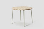 Very Good & Proper Canteen Outdoor Table โต๊ะไม้ Accoya สำหรับภายนอก โครงขา aluminium ออกแบบโดย Ed Carpenter และ André Klauser