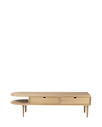 FDB Møbler F24 Bench โดย Mot & Bergstrøm ม้านั่งอเนกประสงค์ไม้โอ๊กพร้อมลิ้นชัก มีสองขนาด Small และ Large ดีไซน์ปี 2017