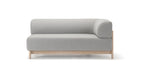 Karimoku New Standard Elephant Sofa 2-Seater Left Arm Corner โมดูลโซฟาเบาะบุผ้าฐานไม้เกาลัด ออกแบบโดย Christian Haas