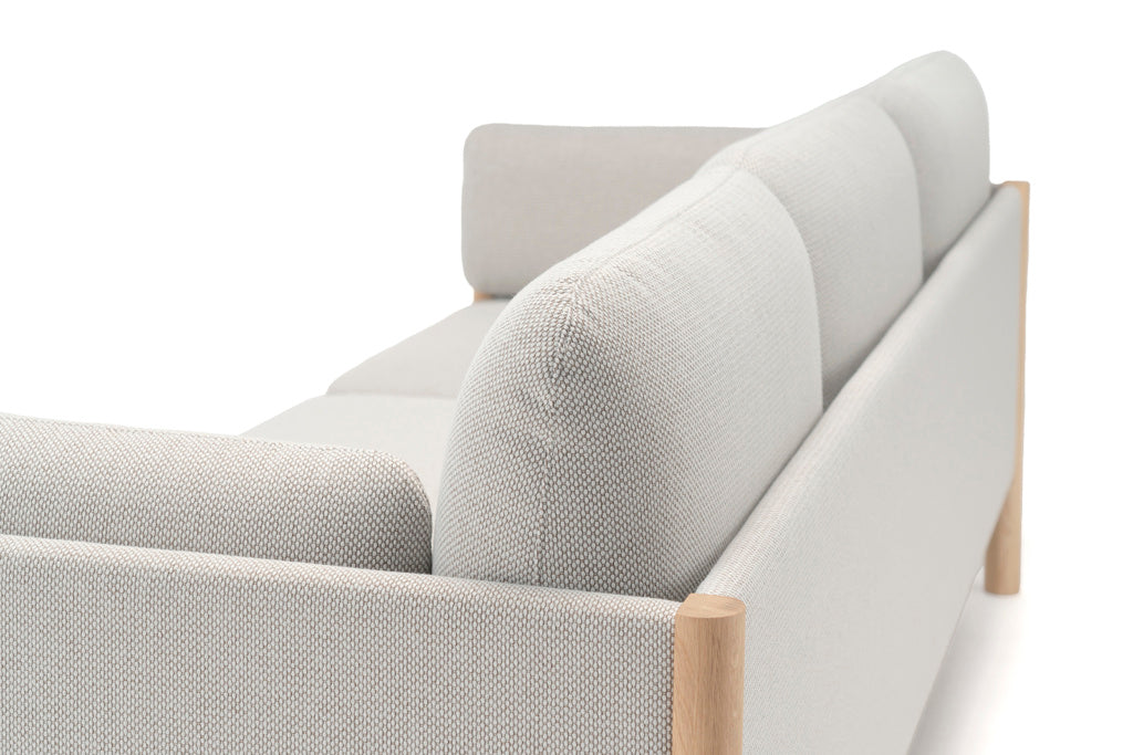 Karimoku New Standard Castor Lobby Sofa Plus 3-Seater โซฟาไม้โอ๊คญี่ปุ่นดีไซน์มินิมอลโดย BIG-GAME