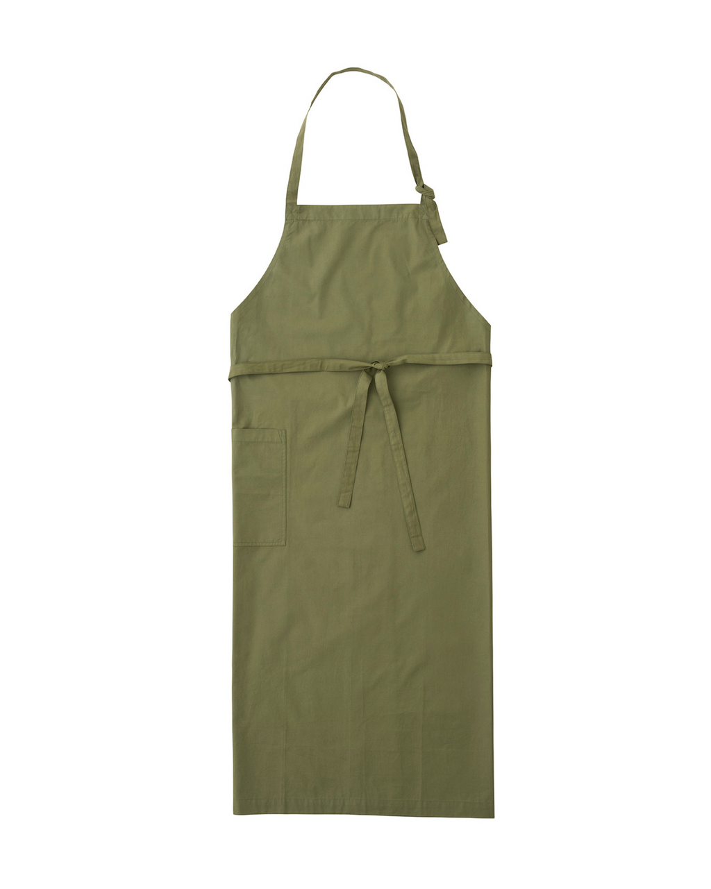 Alisha apron sage green ผ้ากันเปื้อนคอตตอนสีเขียวซอฟท์ จากคอลเลกชัน MiiThaaii by Fog Linen Work โดย Old Pine Trees