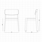 TAKT Forma Chair เก้าอี้ไม้โอ๊ค stackable dining chair ดีไซน์มินิมอล