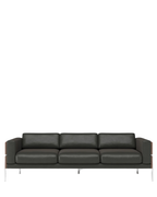 Forum 3-Seater Sofa โซฟาไม้ดีไซน์ mid-century พร้อมโครงไม้เปิดด้านนอก ออกแบบโดย Robin Day