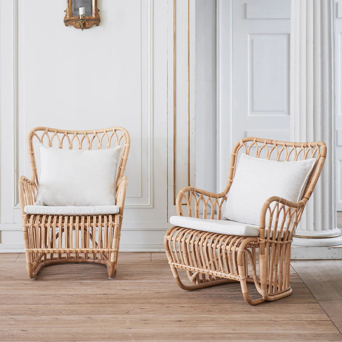 Sika Design Tulip Lounge Chair เก้าอี้พักผ่อนหวาย พร้อมเบาะผ้า