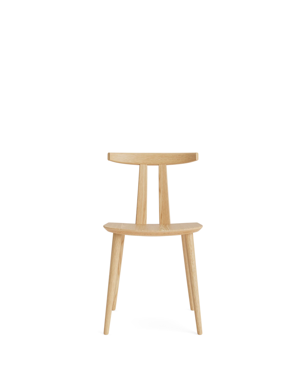 MAKE nordic J111 Dining Chair เก้าอี้ไม้โอ๊คพนักพิงโค้งดีไซน์สแกนดิเนเวียนสำหรับโต๊ะอาหาร ออกแบบโดย Poul M. Volther