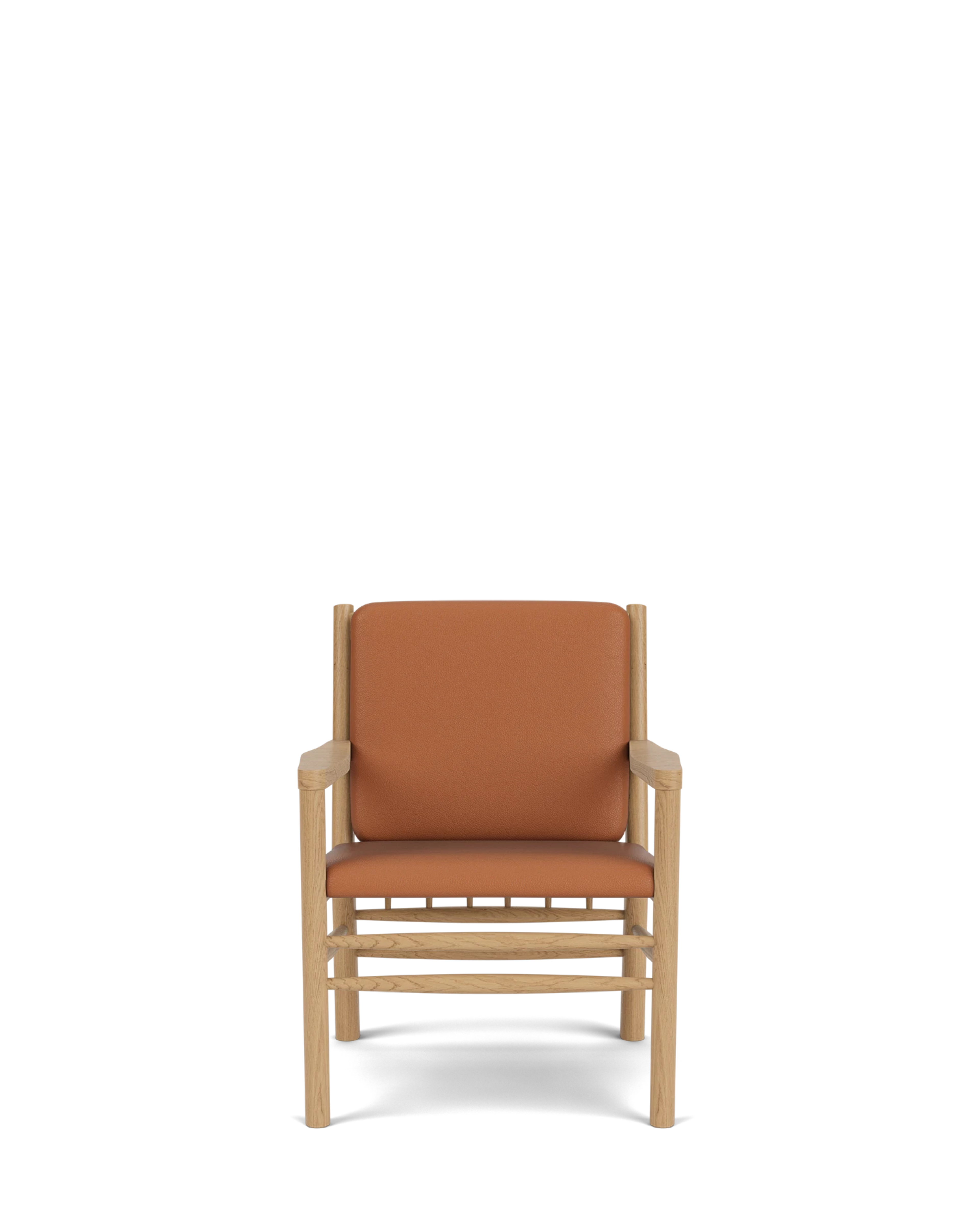 FDB Møbler J147 Lounge Chair เก้าอี้พักผ่อนไม้ oak ออกแบบโดย Erik Ole Jørgensen