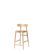 FDB Møbler J185 Øst Counter Stool เก้าอี้เคาน์เตอร์ไม้ oak ออกแบบโดย Stine Lundgaard Weigelt