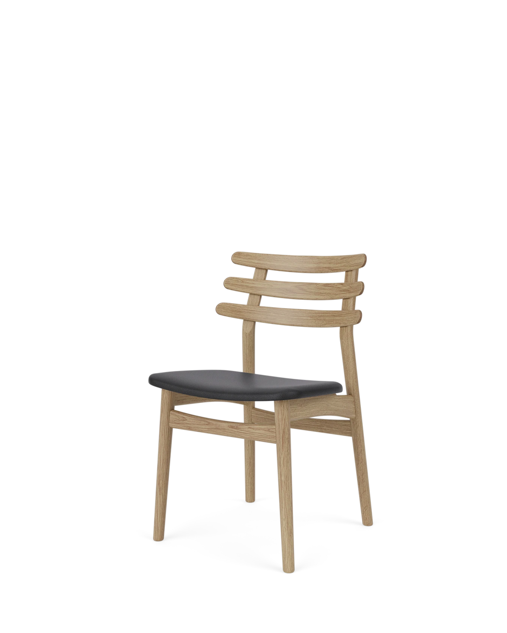 J48 Chair โดย Poul M. Volther (1951) จาก FDB Møbler ดีไซน์เรียบง่ายตามแนวฟังก์ชันนัลลิสม์เดนมาร์ก โครงไม้โอ๊คแข็งแรง พนักพิงโค้งเอกลักษณ์ รองรับสรีระได้ดี เหมาะใช้เป็นเก้าอี้ทานอาหารหรืออเนกประสงค์ภายในบ้าน