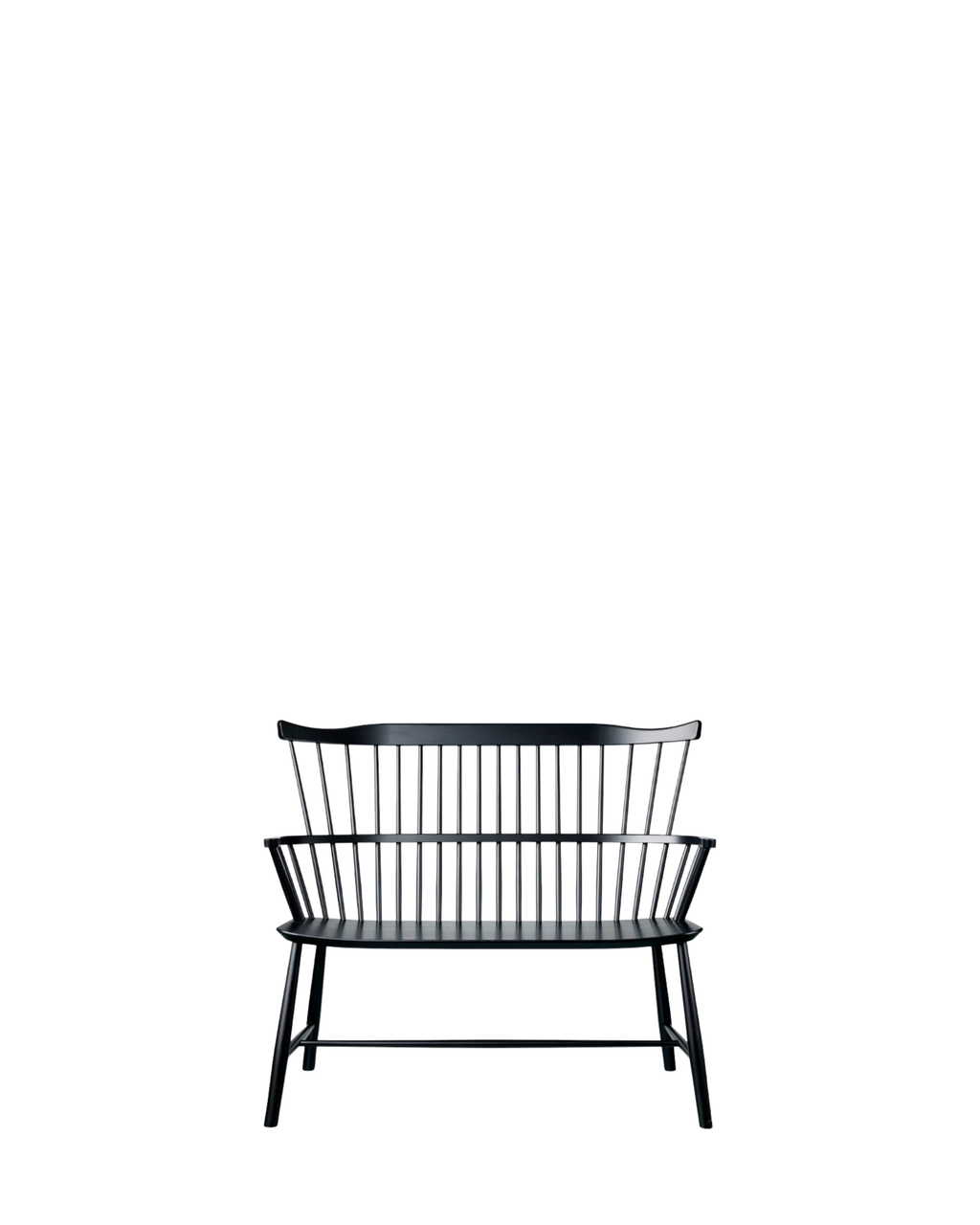 FDB Møbler J52D Bench ม้านั่งไม้ beech สี Jet Black ขนาด 106 ซม. ออกแบบโดย Børge Mogensen