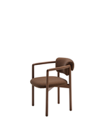 Joli Dining Chair เก้าอี้ beech พร้อม upholstered seat และพนักพิง upholstered ทรงโค้ง ออกแบบโดย Note Design Studio