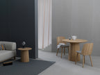 Karimoku New Standard Colour Wood Sidechair เก้าอี้ไม้โอ๊คดีไซน์กราฟิก ออกแบบโดย Scholten & Baijings
