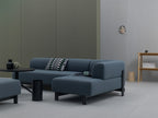 Karimoku New Standard Elephant Sofa Chaise Longue L โซฟาเชสลองเบาะบุผ้าฐานไม้เกาลัด ออกแบบโดย Christian Haas