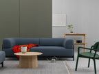 Karimoku New Standard Elephant Sofa 3-Seater โซฟา 3 ที่นั่งเบาะบุผ้าฐานไม้เกาลัด ออกแบบโดย Christian Haas
