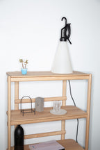 Karimoku New Standard Archive Shelf 80 ชั้นวางของไม้โอ๊คดีไซน์มินิมอล ออกแบบโดย Christian Haas