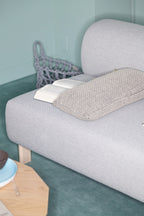 Karimoku New Standard Elephant Sofa 3-Seater Bench โซฟาม้านั่งเบาะบุผ้าฐานไม้เกาลัด ออกแบบโดย Christian Haas