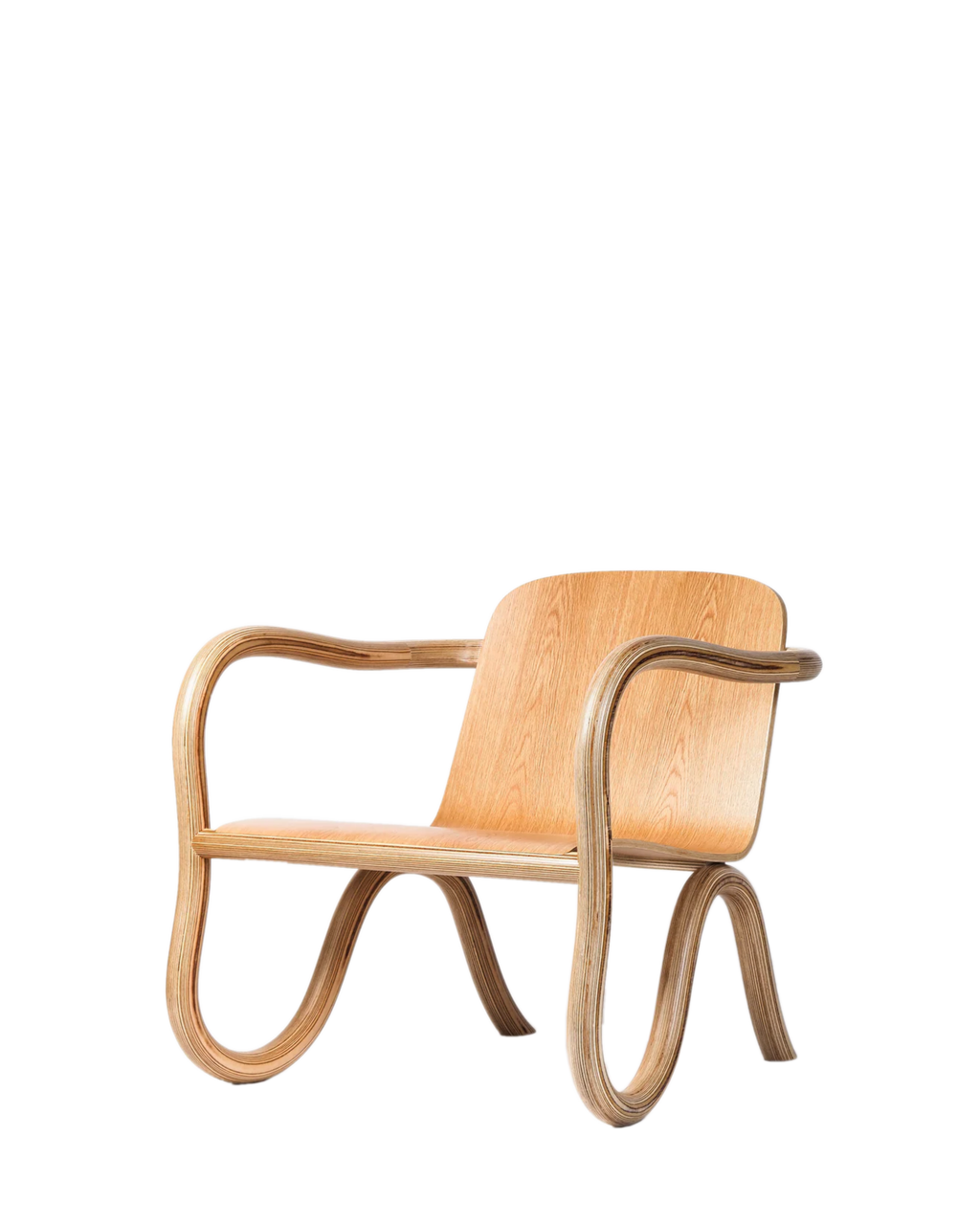 Made by Choice KOLHO Lounge Chair เก้าอี้ lounge plywood รูปทรง geometric และ curved form ออกแบบโดย Matthew Day Jackson