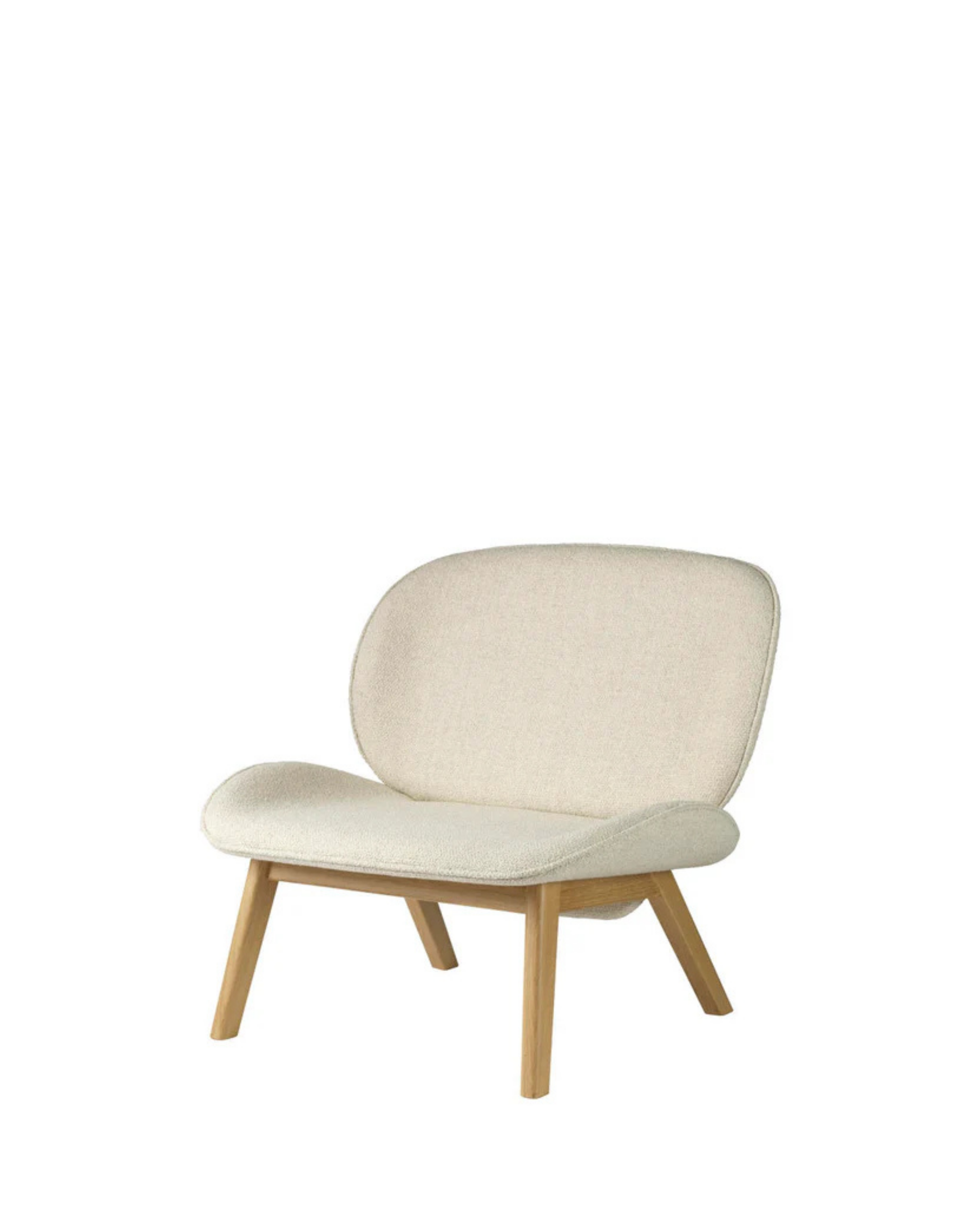 FDB Møbler L32 Suru Lounge Chair เก้าอี้เลานจ์ไม้โอ๊คพร้อมเบาะผ้าดีไซน์ผสมผสานญี่ปุ่นและสแกนดิเนเวียน ออกแบบโดย Carina Maria Mølgaard Nielsen