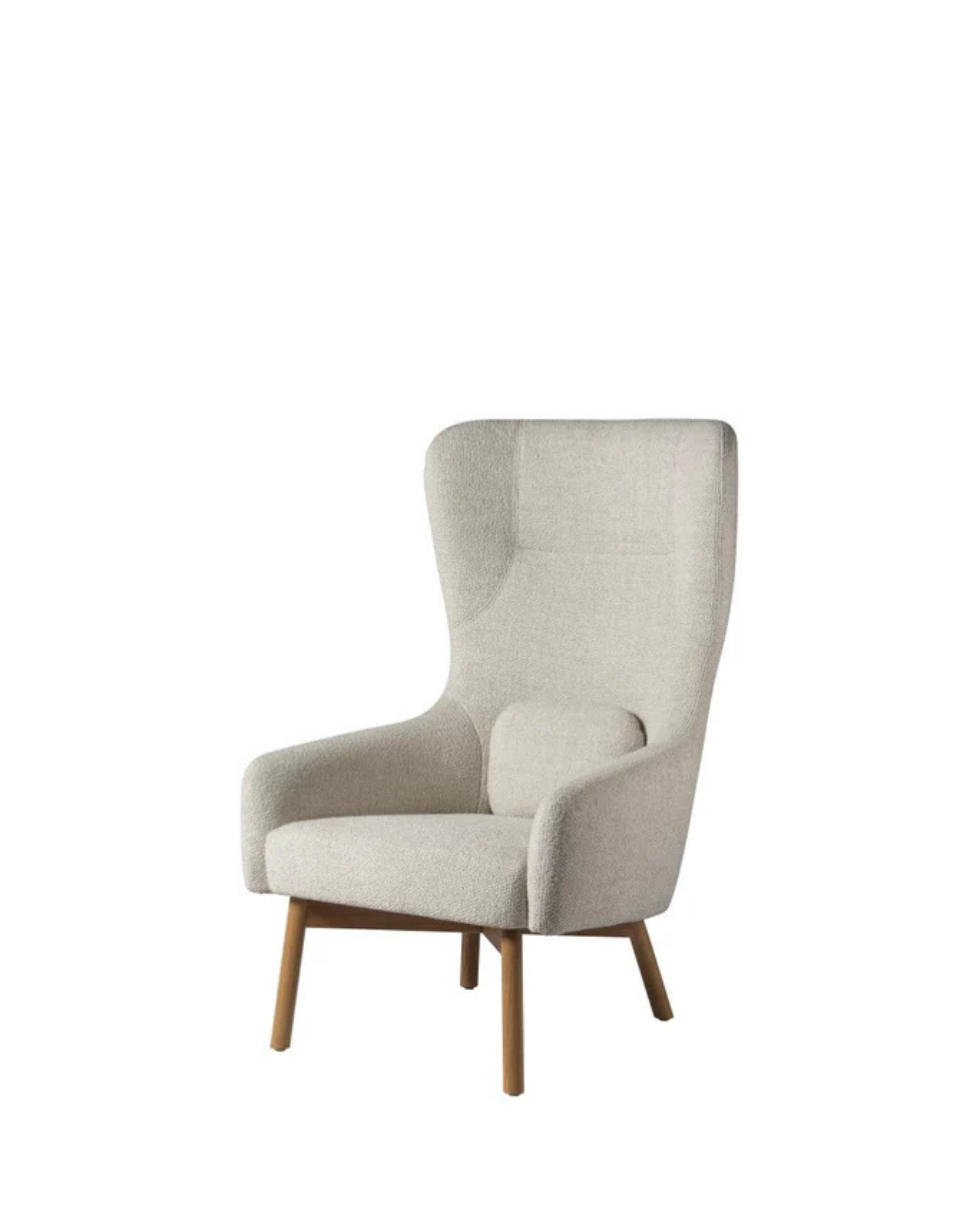 FDB Møbler L35 Gesja Wing Chair เก้าอี้วิงแชร์ไม้โอ๊คพร้อมเบาะผ้าดีไซน์สแกนดิเนเวียน ออกแบบโดย Foersom & Hiort-Lorenzen