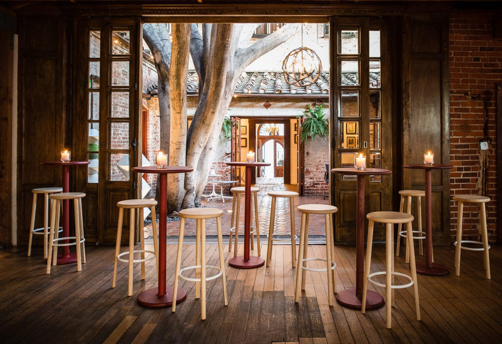Mattiazzi MC5 SOLO Counter / Bar Stool สตูลไม้ ash หรือ oak สำหรับ counter และ bar seating ออกแบบโดย Nitzan Cohen