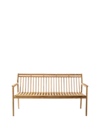FDB Møbler M11 Sammen Bench with Backrest ม้านั่งไม้ teak มีพนักพิงสำหรับ outdoor ออกแบบโดย Thomas E. Alken