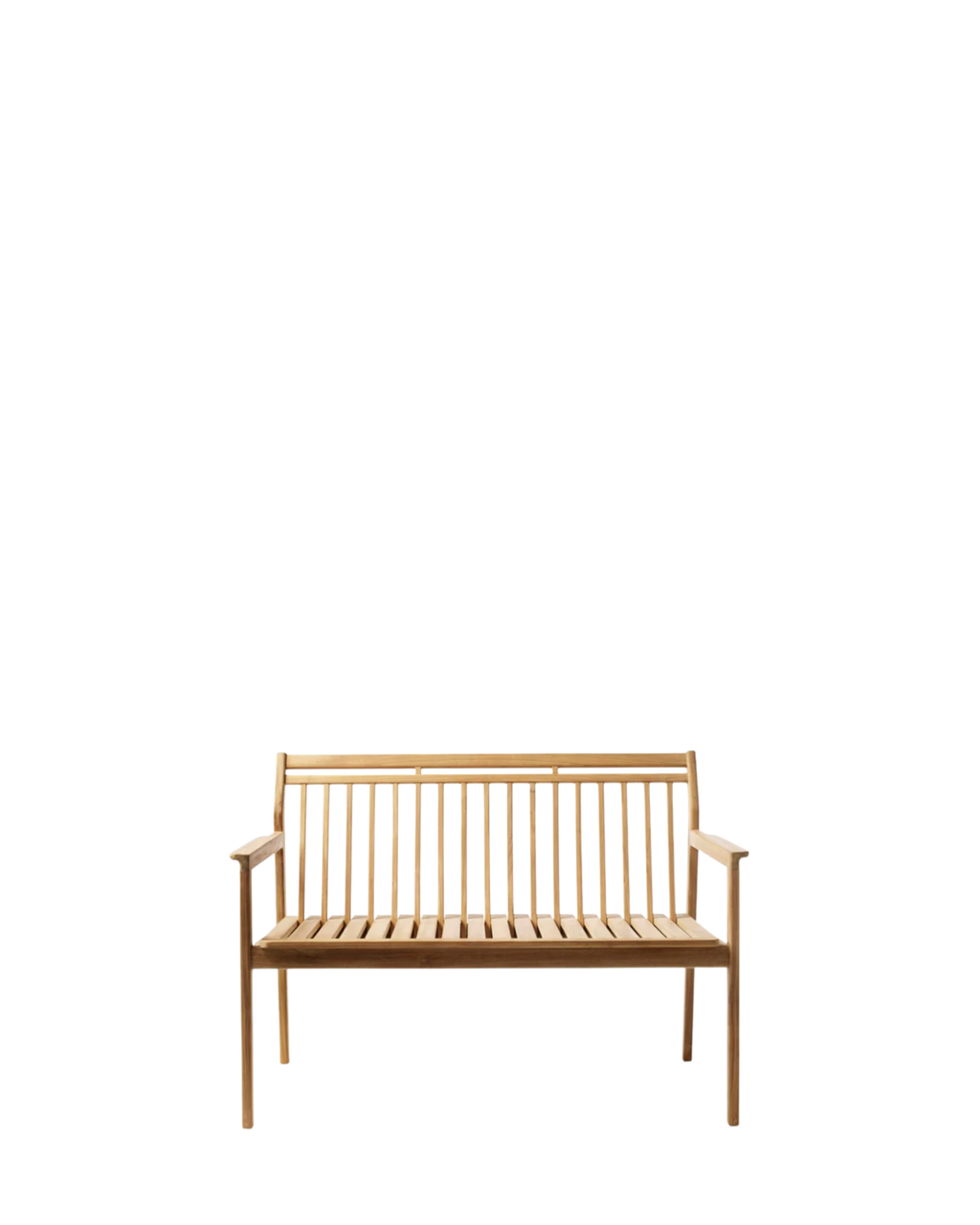 FDB Møbler M12 Sammen Bench with Backrest ม้านั่งไม้ teak สำหรับ 2 ที่นั่ง มีพนักพิง ออกแบบโดย Thomas E. Alken