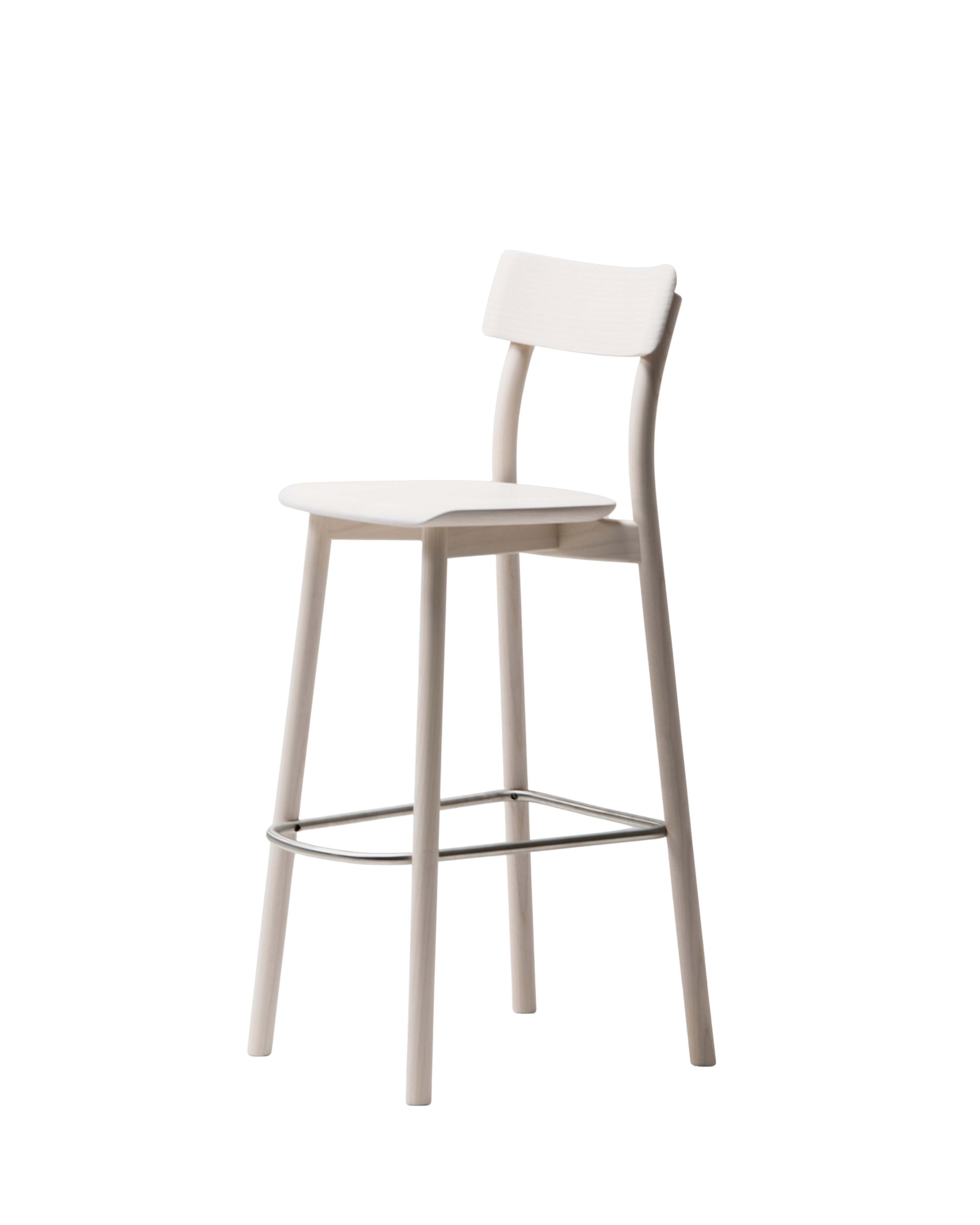 Mattiazzi MC8 CHIARO Counter / Bar Stool สตูลไม้ ash สำหรับ counter และ bar seating ออกแบบโดย Leon Ransmeier