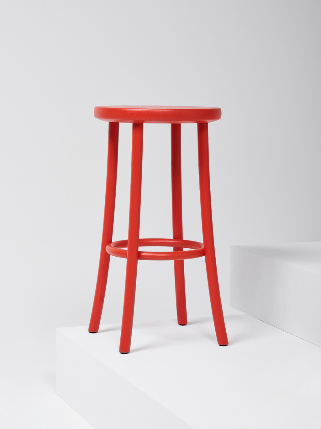 Mattiazzi MC18 ZAMPA Counter / Bar Stool สตูลโครงไม้ ash สำหรับเคาน์เตอร์และบาร์ร่วมสมัย