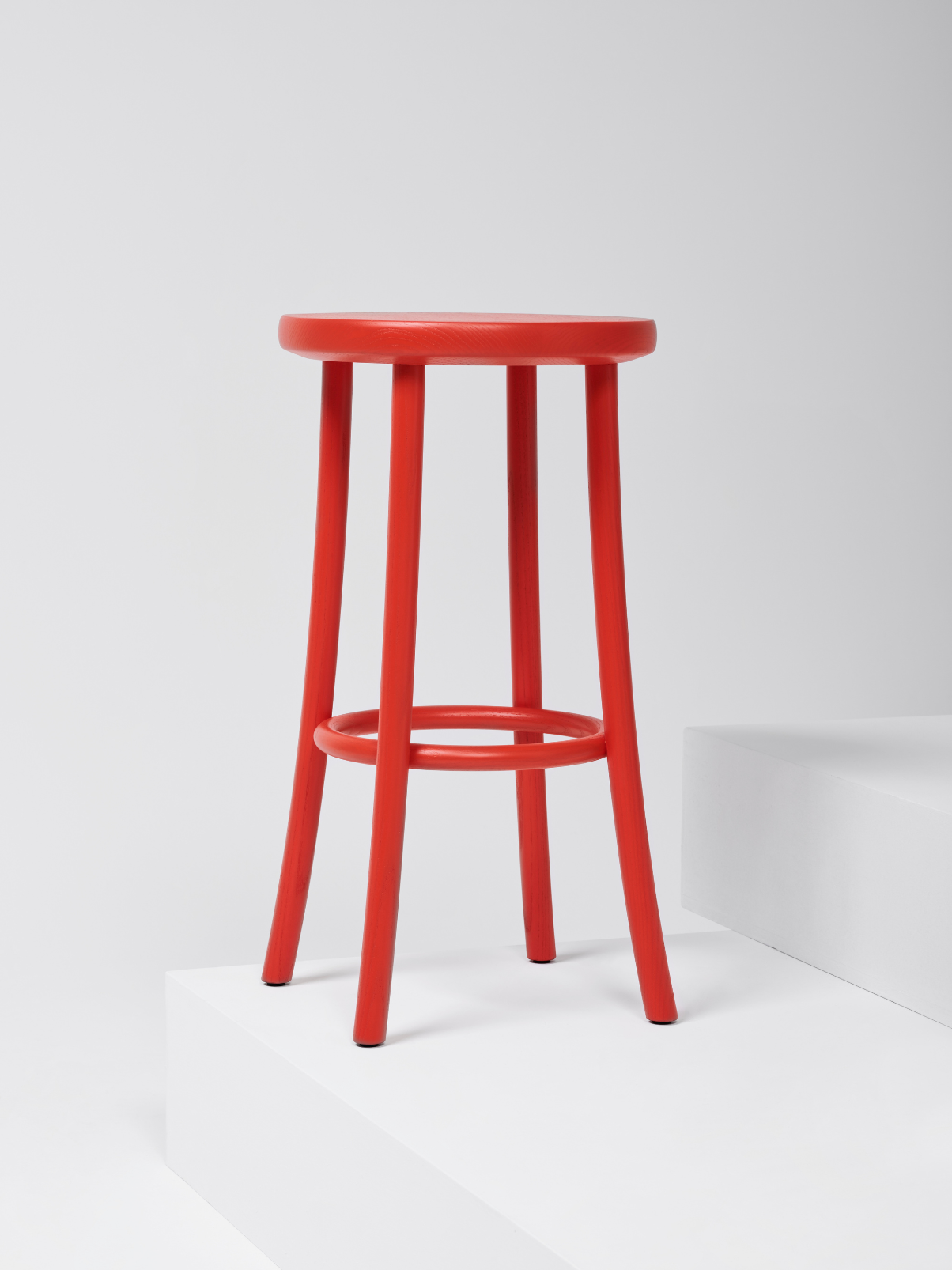 Mattiazzi MC18 ZAMPA Counter / Bar Stool สตูลโครงไม้ ash สำหรับเคาน์เตอร์และบาร์ร่วมสมัย