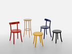 Mattiazzi MC18 ZAMPA Counter / Bar Stool สตูลโครงไม้ ash สำหรับเคาน์เตอร์และบาร์ร่วมสมัย