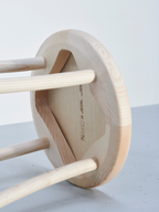 Mattiazzi MC18 ZAMPA Low Stool สตูลโครงไม้ ash สำหรับพื้นที่ภายในร่วมสมัย