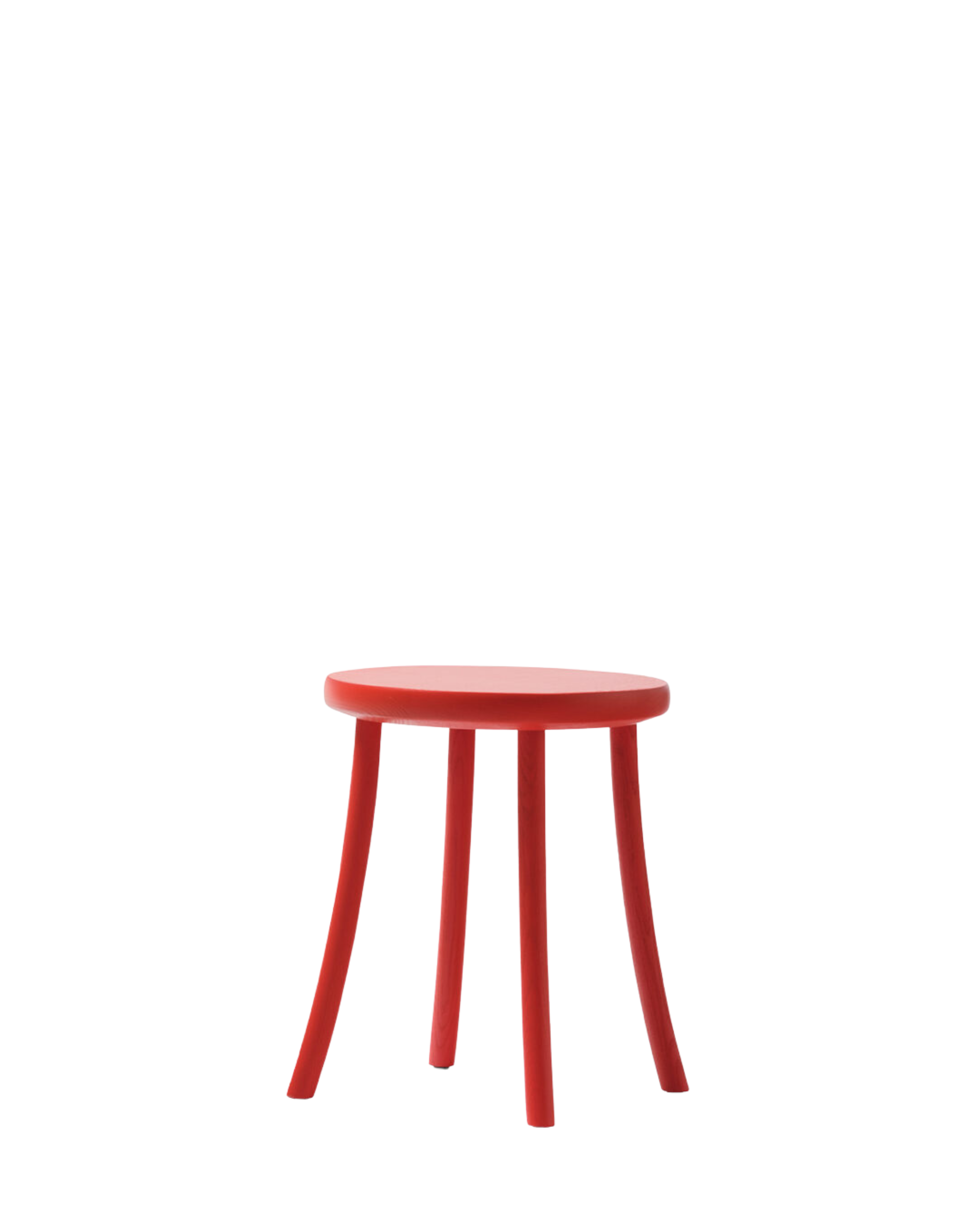 Mattiazzi MC18 ZAMPA Low Stool สตูลโครงไม้ ash สำหรับพื้นที่ภายในร่วมสมัย