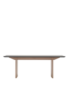 Mattiazzi MC19 FRONDA Table โต๊ะโครงไม้ pine พร้อม FENIX NTM® top สำหรับพื้นที่ทำงานและรับประทานอาหารร่วมสมัย