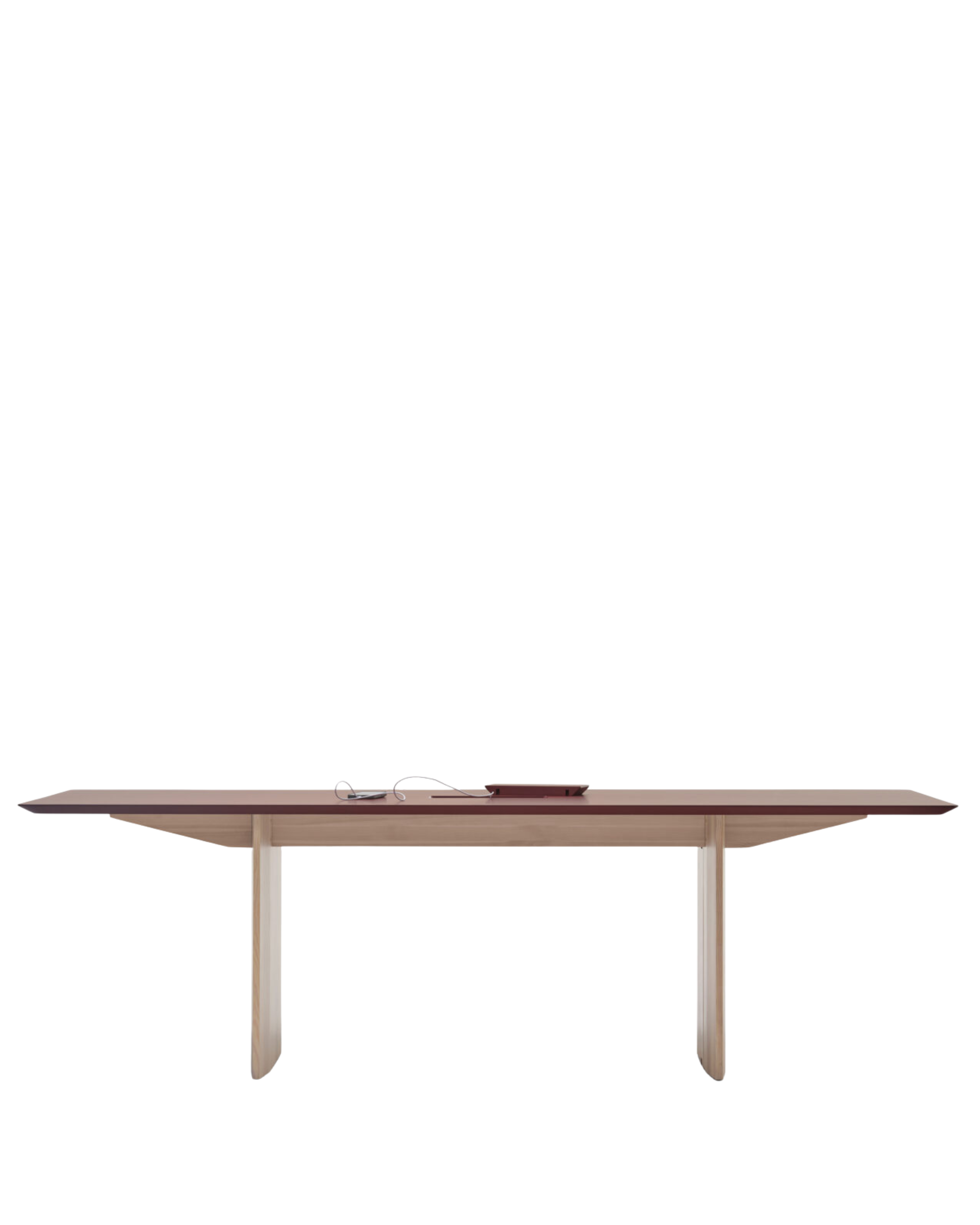 Mattiazzi MC19 FRONDA Table โต๊ะโครงไม้ pine พร้อม FENIX NTM® top สำหรับพื้นที่ทำงานและรับประทานอาหารร่วมสมัย