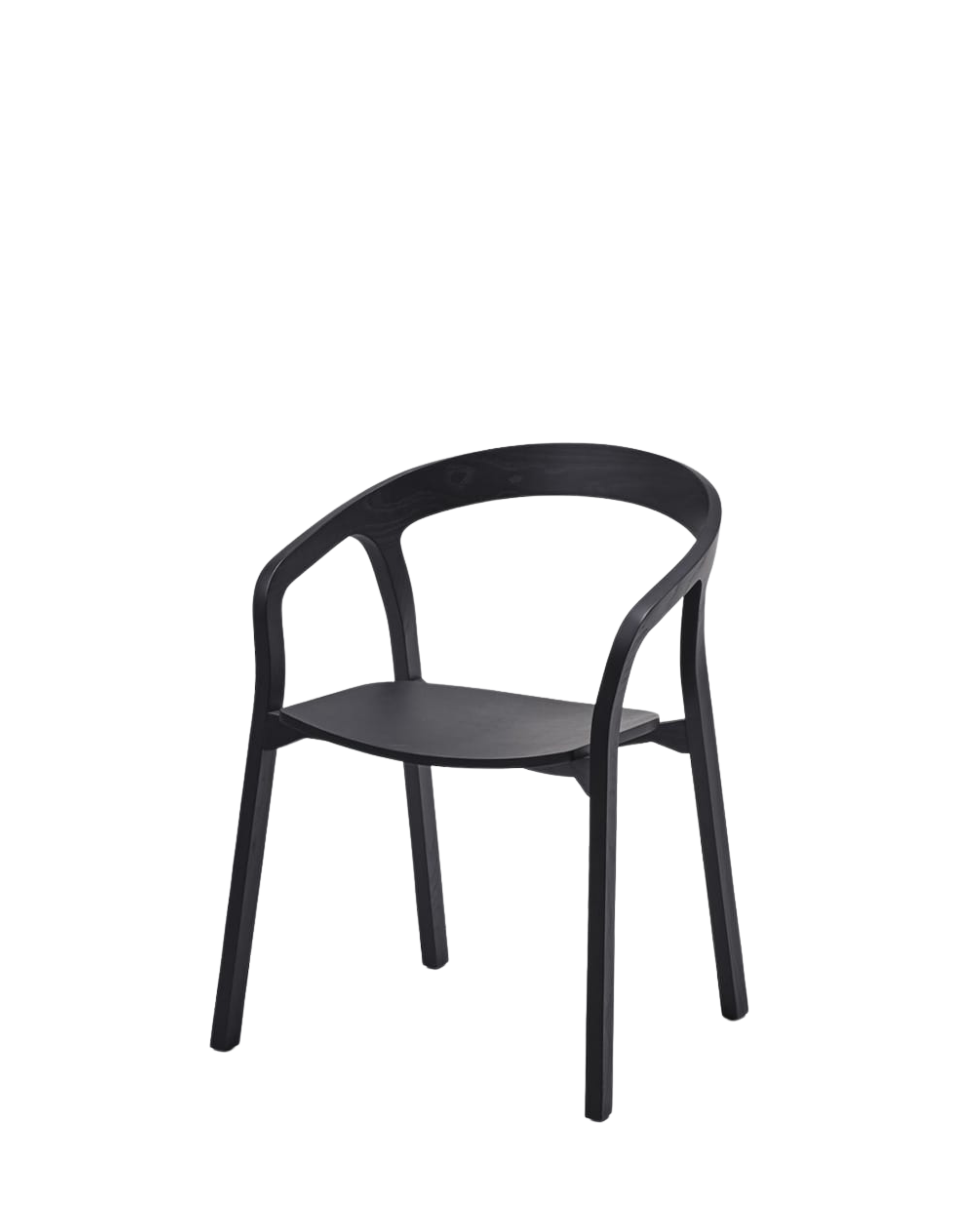 Mattiazzi MC1 SHE SAID Chair เก้าอี้ไม้ ash ออกแบบโดย Nitzan Cohen พร้อม armrest โค้งลาดและรายละเอียดงานไม้ต่อเนื่อง