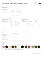 Mattiazzi MC2 BRANCA Chair เก้าอี้ไม้ ash ดีไซน์ organic ออกแบบโดย Sam Hecht & Kim Colin
