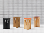 Mattiazzi MC20 CUGINO Stool/Table สตูลและโต๊ะข้างโครงไม้ oak สำหรับพื้นที่ภายในร่วมสมัย