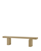 Mattiazzi OTO Bench ม้านั่งโครงไม้ Okoumé สำหรับพื้นที่ภายในร่วมสมัย