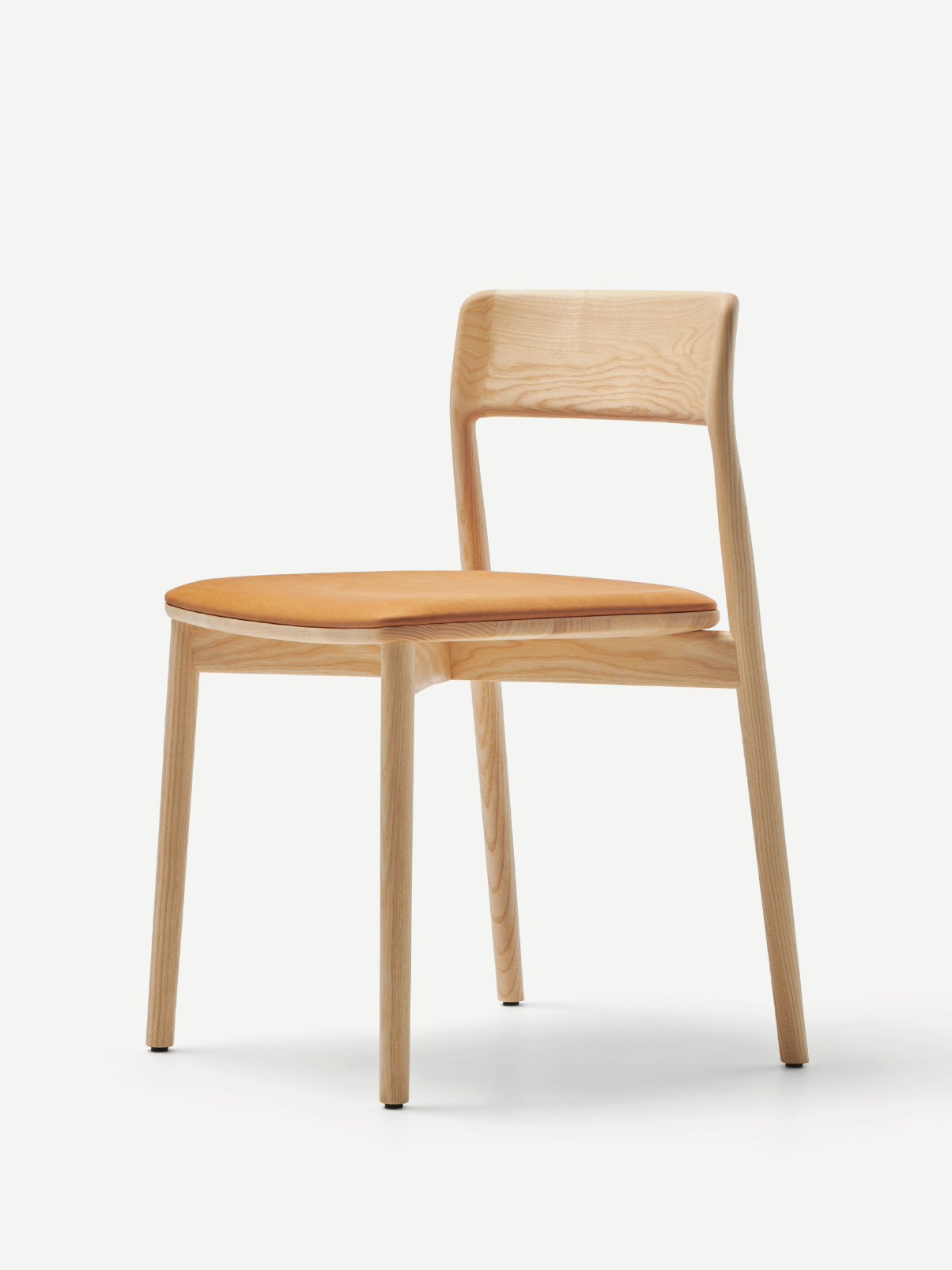Mattiazzi SETA Chair เก้าอี้โครงไม้ ash แบบ stackable สำหรับร้านอาหาร คาเฟ่ และพื้นที่ภายในร่วมสมัย