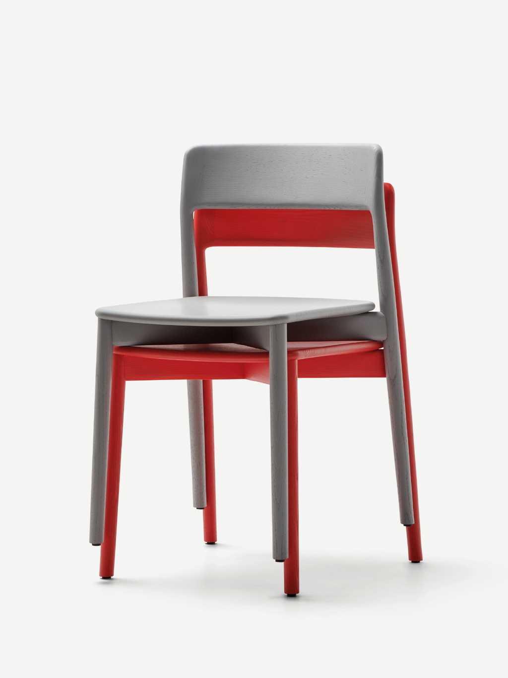 Mattiazzi SETA Chair เก้าอี้โครงไม้ ash แบบ stackable สำหรับร้านอาหาร คาเฟ่ และพื้นที่ภายในร่วมสมัย
