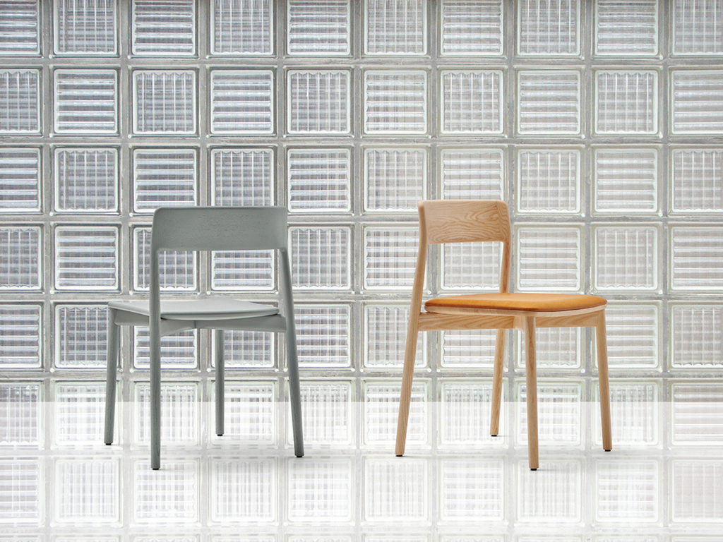 Mattiazzi SETA Chair เก้าอี้โครงไม้ ash แบบ stackable สำหรับร้านอาหาร คาเฟ่ และพื้นที่ภายในร่วมสมัย